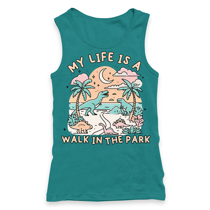 My Life Is A Walk In The Park Racerback Tank