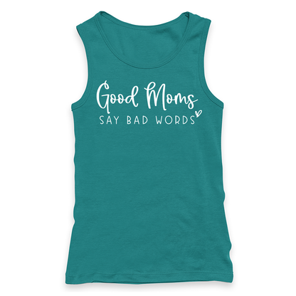 Good Moms Say Bad Words Racerback Tank