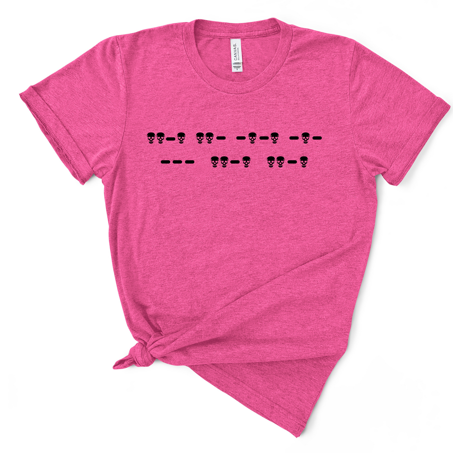 Fuck Off Morse Code (Skulls) Women's TShirt