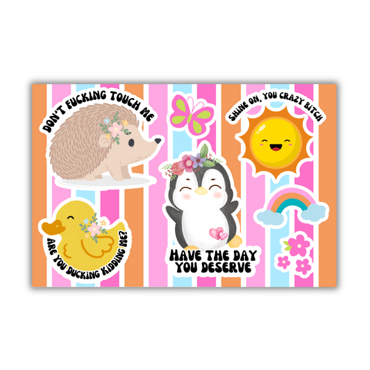 Sassy Sticker Sheet - May Bitch Box