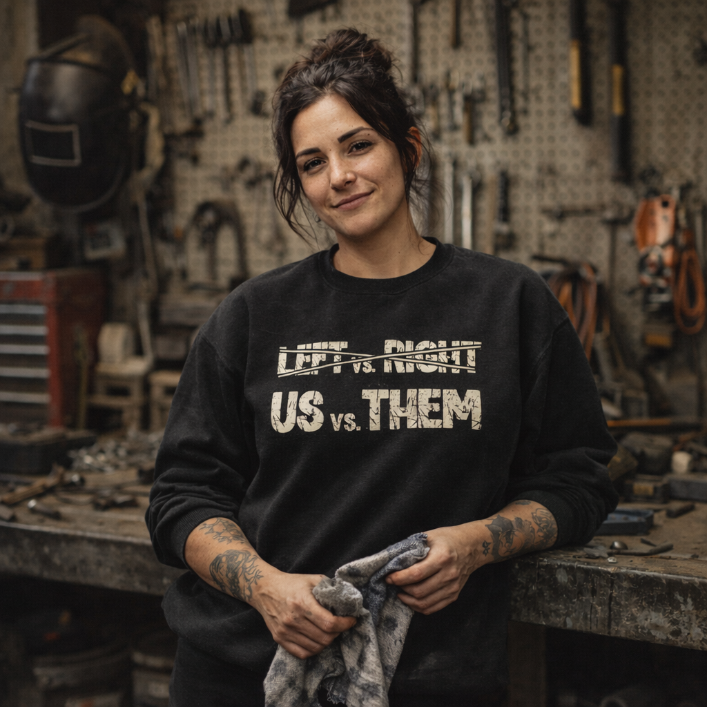 Us Vs. Them Crewneck