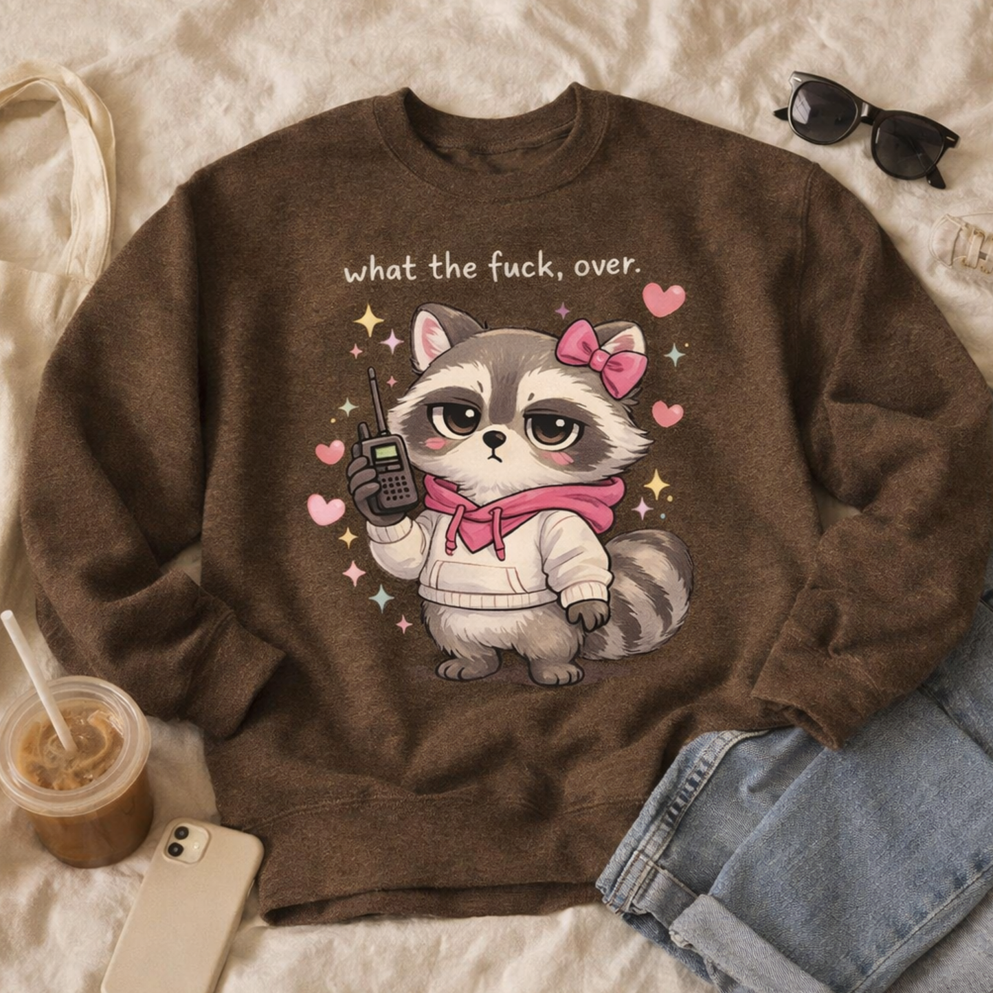 Leftover Bitch Fit - February Raccoon Walkie Talkie (Colors Will Vary)