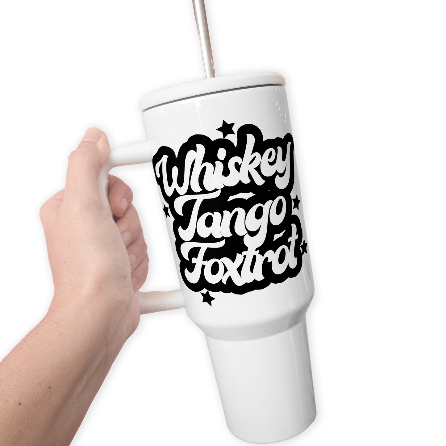 Whiskey Tango Foxtrot 40 Oz Tumbler