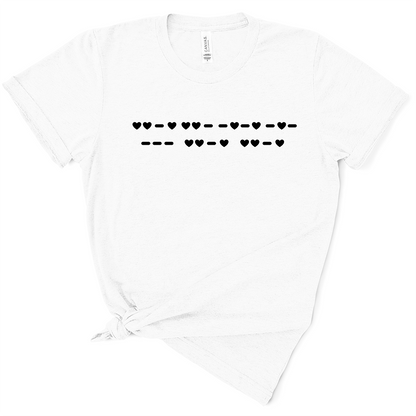 Fuck Off Morse Code TShirt