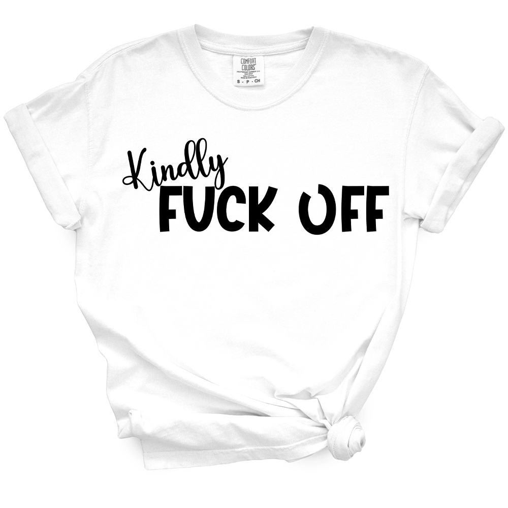 Kindly Fuck Off TShirt (Official Lyndseydotw Merch)