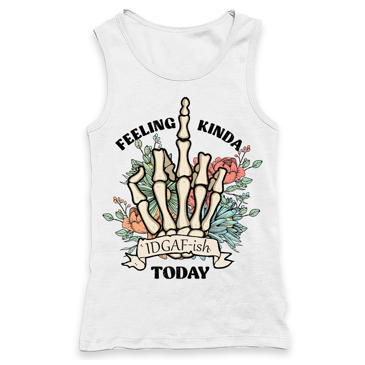 Feelin' IDGAFish Racerback Tank