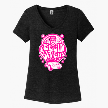 Feelin' Bitchy Women's V-Neck (Ladies Fit)