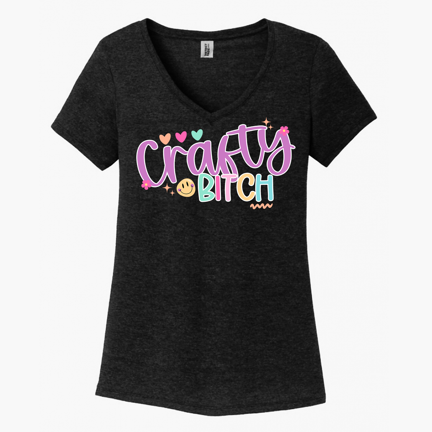 Crafty Bitch Women's V-Neck (Ladies Fit)