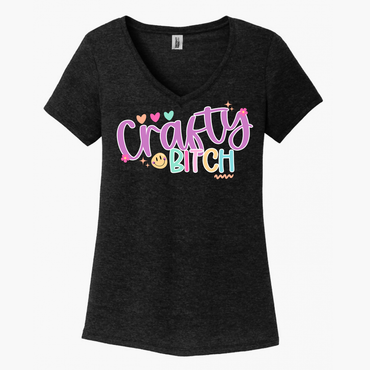 Crafty Bitch Women's V-Neck (Ladies Fit)