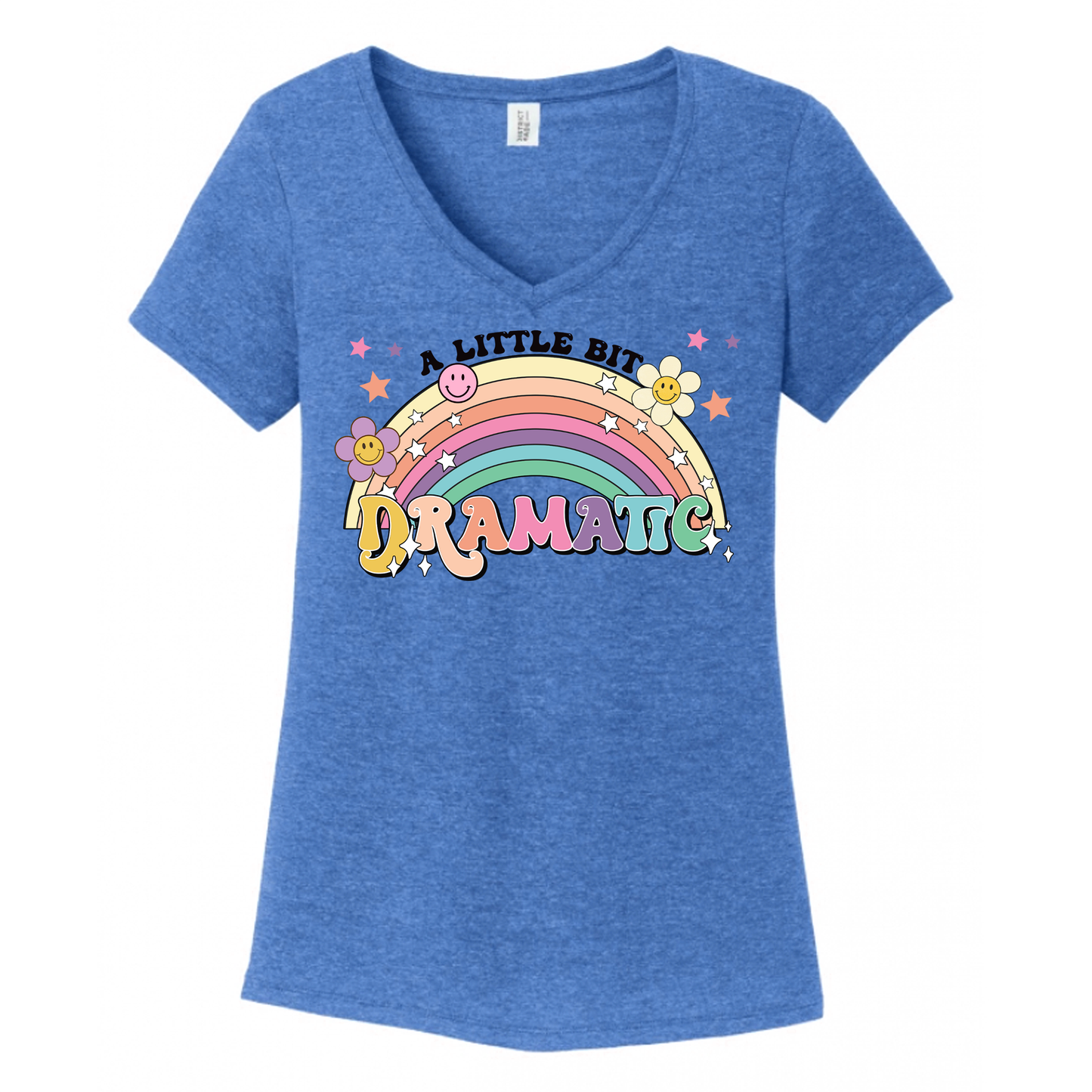 A Little Dramatic Women's V-Neck (Ladies Fit)