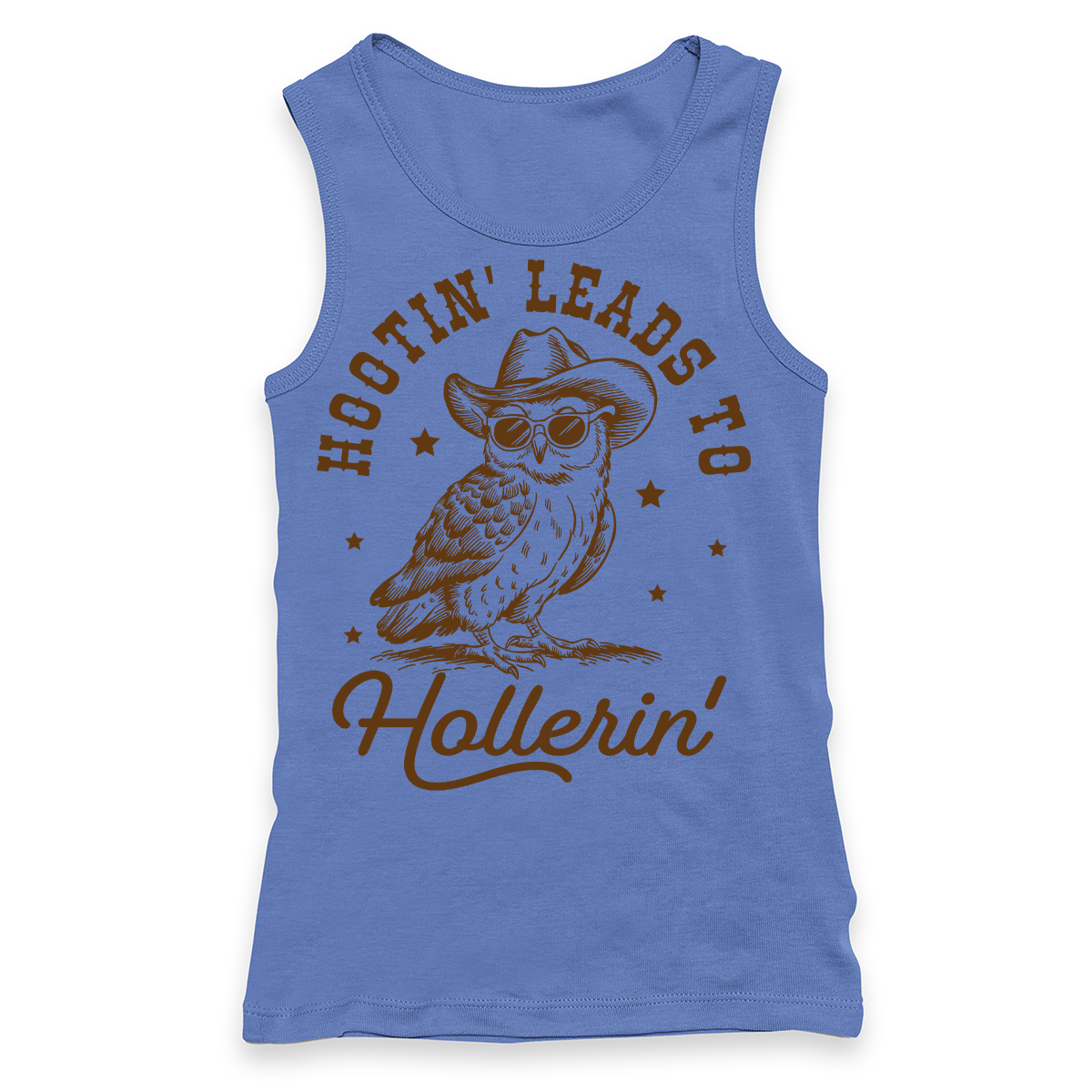 Hootin' Leads To Hollerin' Racerback Tank Top