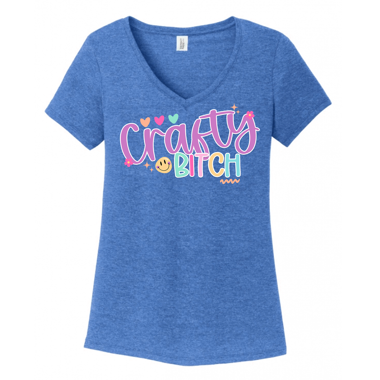 Crafty Bitch Women's V-Neck (Ladies Fit)