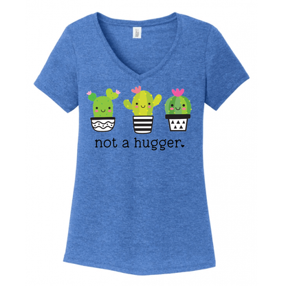 Not A Hugger Women's V-Neck (Ladies Fit)