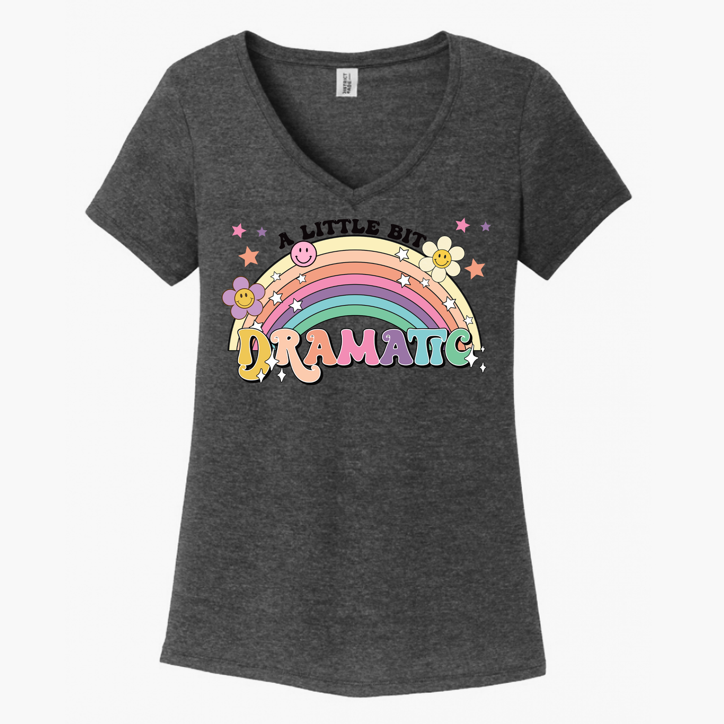 A Little Dramatic Women's V-Neck (Ladies Fit)