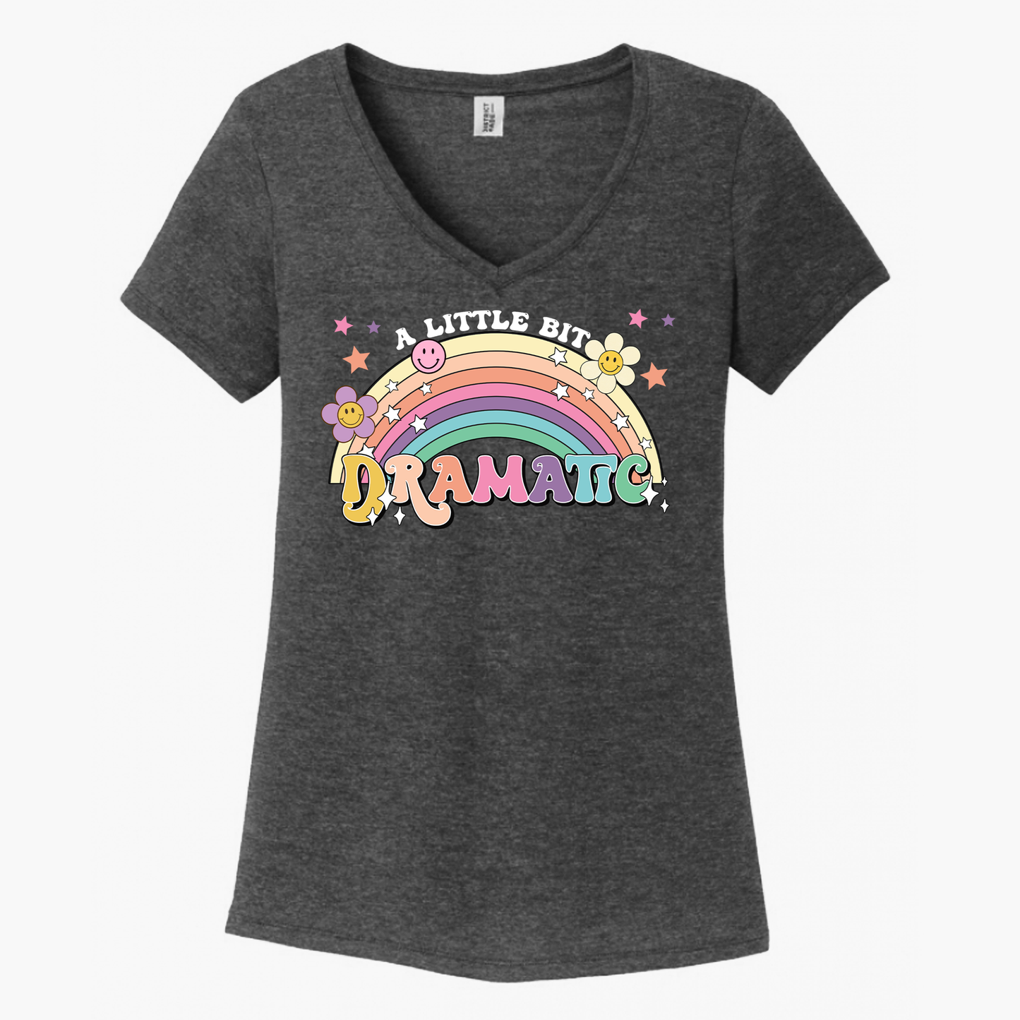 A Little Dramatic Women's V-Neck (Ladies Fit)