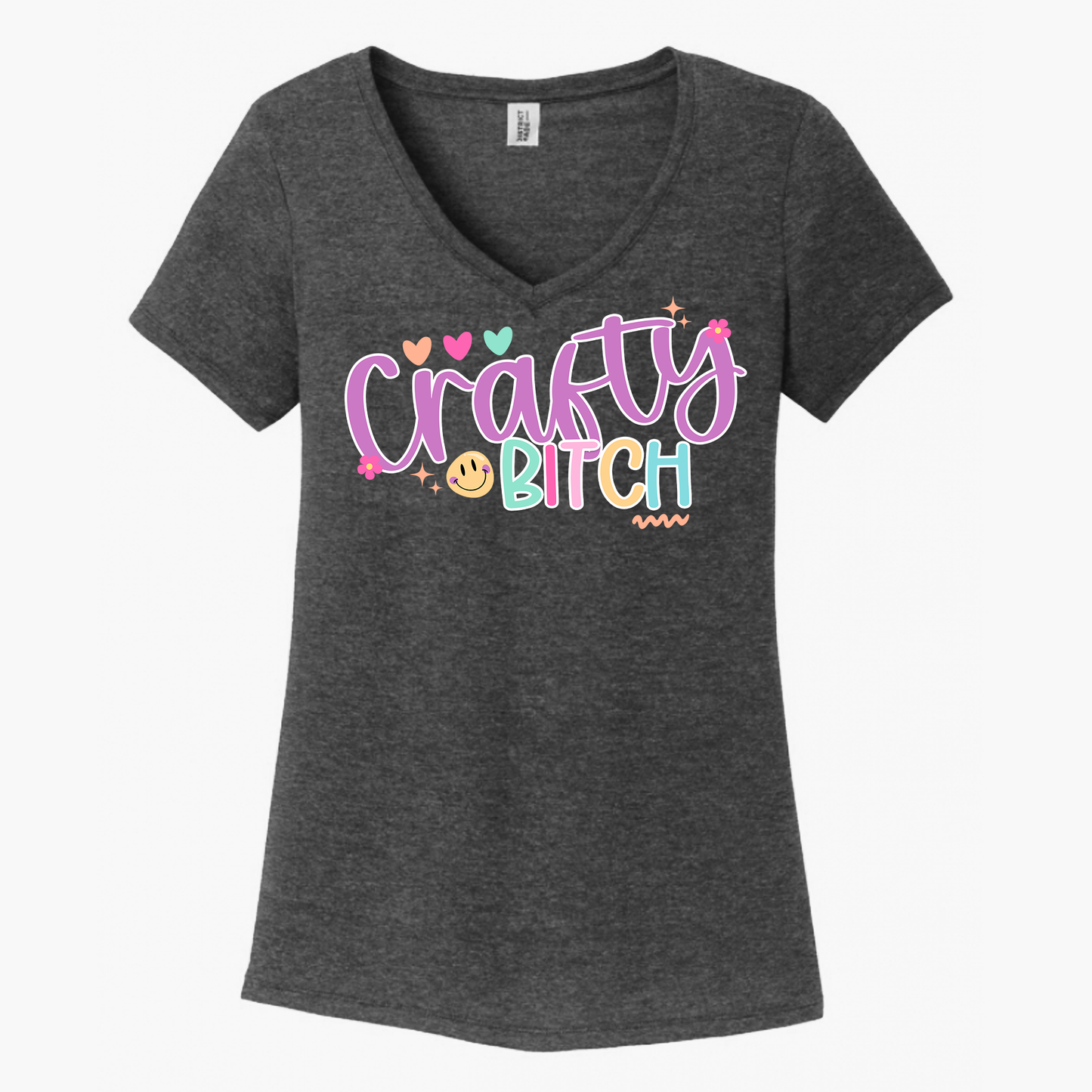 Crafty Bitch Women's V-Neck (Ladies Fit)