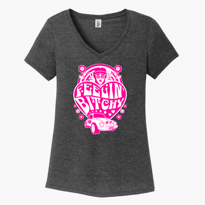 Feelin' Bitchy Women's V-Neck (Ladies Fit)