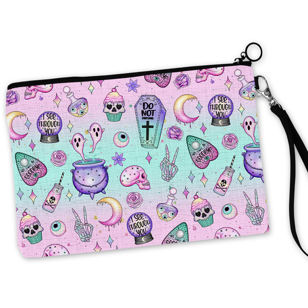 Pretty Halloween Cosmetic Bag