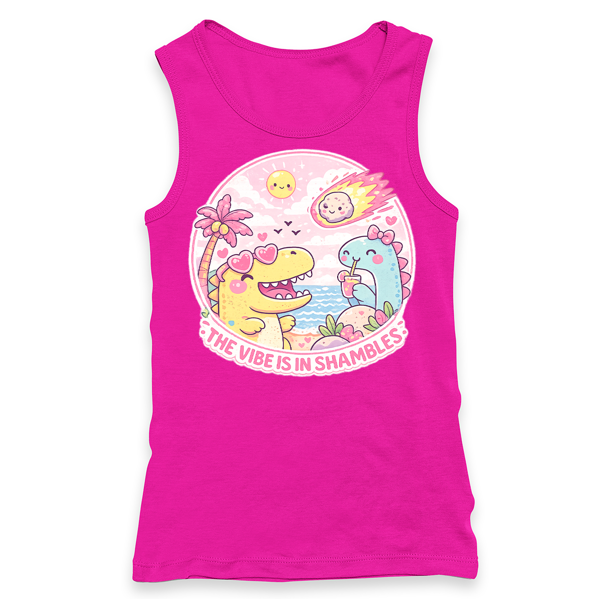 The Vibe Is In Shambles Racerback Tank Top