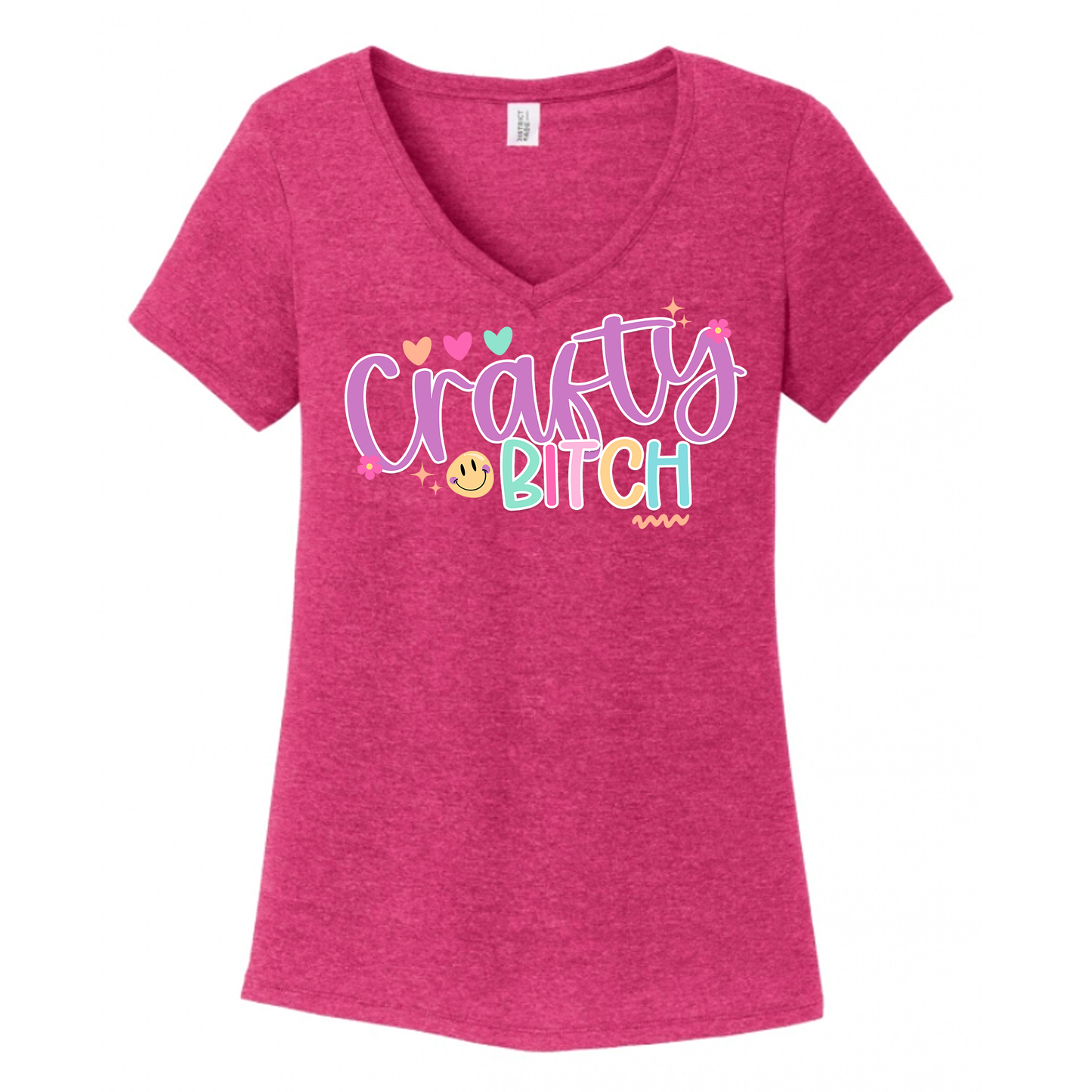 Crafty Bitch Women's V-Neck (Ladies Fit)