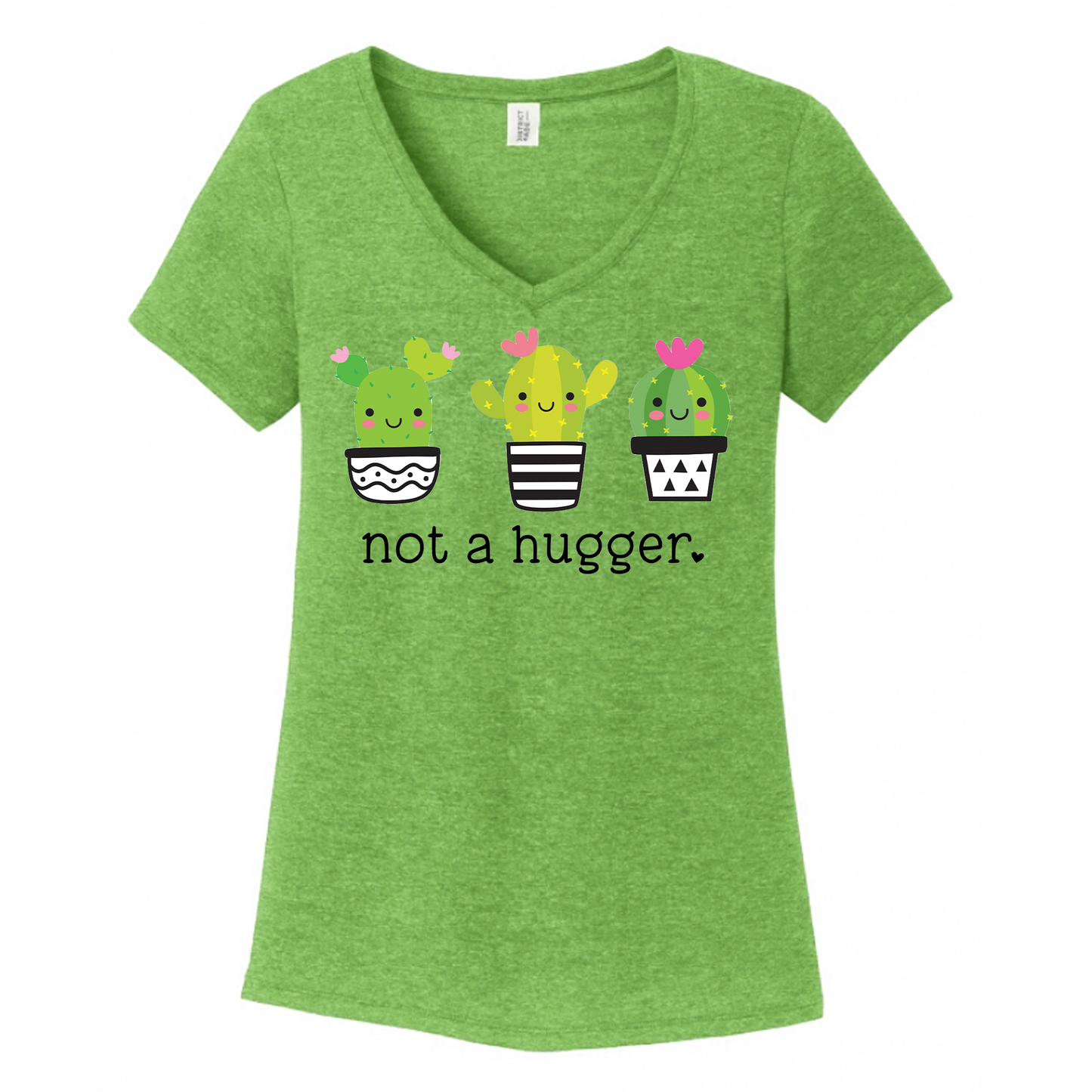 Not A Hugger Women's V-Neck (Ladies Fit)