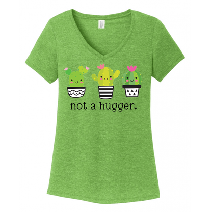 Not A Hugger Women's V-Neck (Ladies Fit)