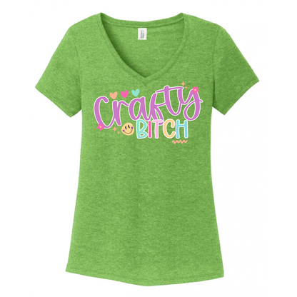 Crafty Bitch Women's V-Neck (Ladies Fit)