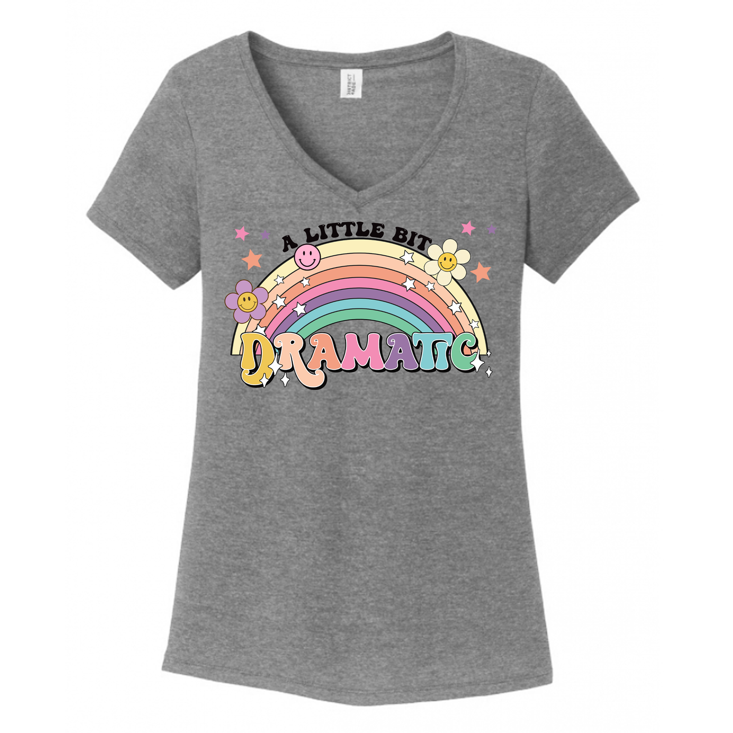 A Little Dramatic Women's V-Neck (Ladies Fit)