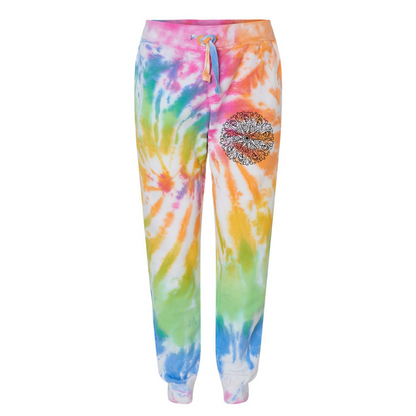 Sweary Mandala Tie Dye Jogger Sweatpants