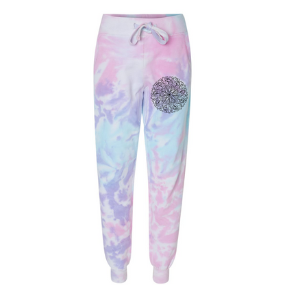 Sweary Mandala Tie Dye Jogger Sweatpants