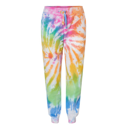 Sweary Mandala Tie Dye Jogger Sweatpants