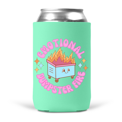Emotional Dumpster Fire Koozie
