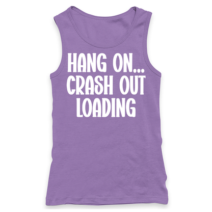 Crash Out Loading Racerback Tank Top