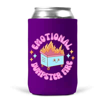 Emotional Dumpster Fire Koozie