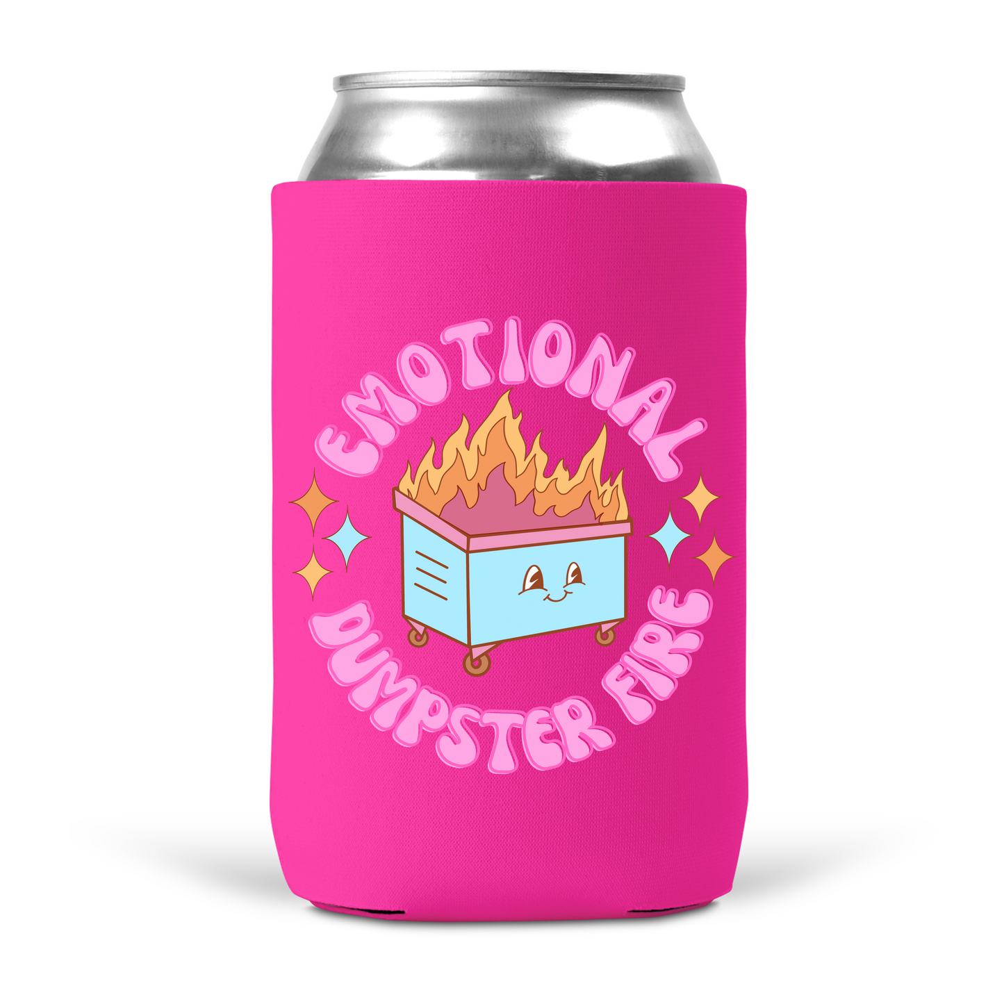 Emotional Dumpster Fire Koozie