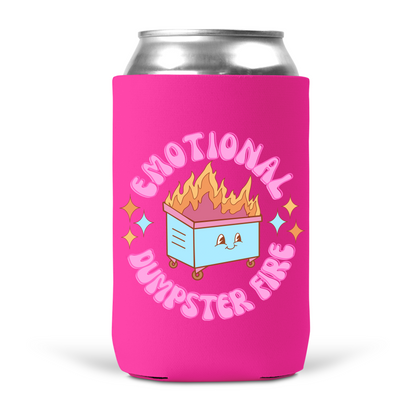 Emotional Dumpster Fire Koozie