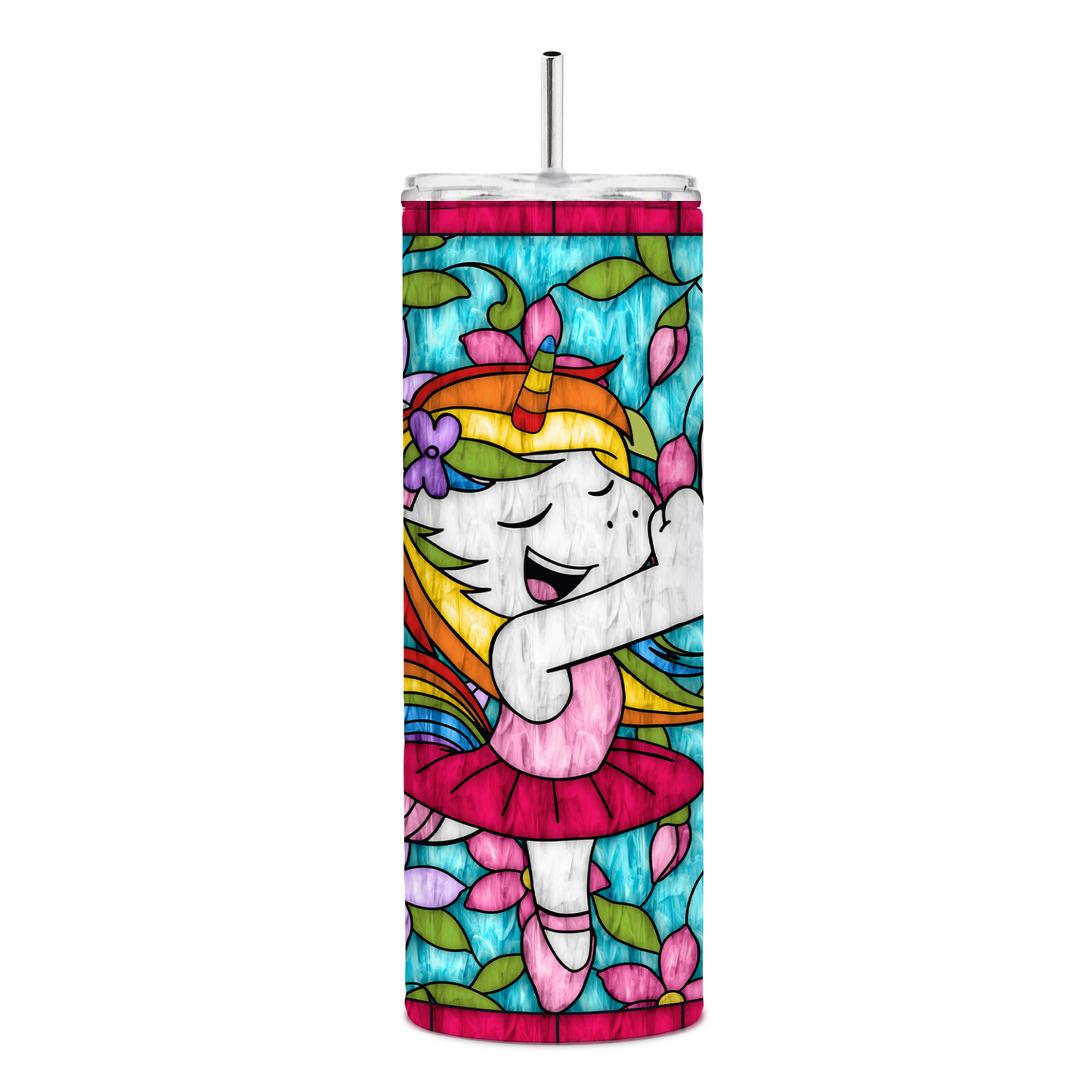 Funny Middle Finger Unicorn Tumbler