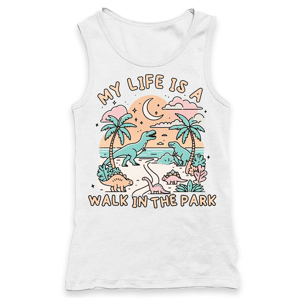 My Life Is A Walk In The Park Racerback Tank