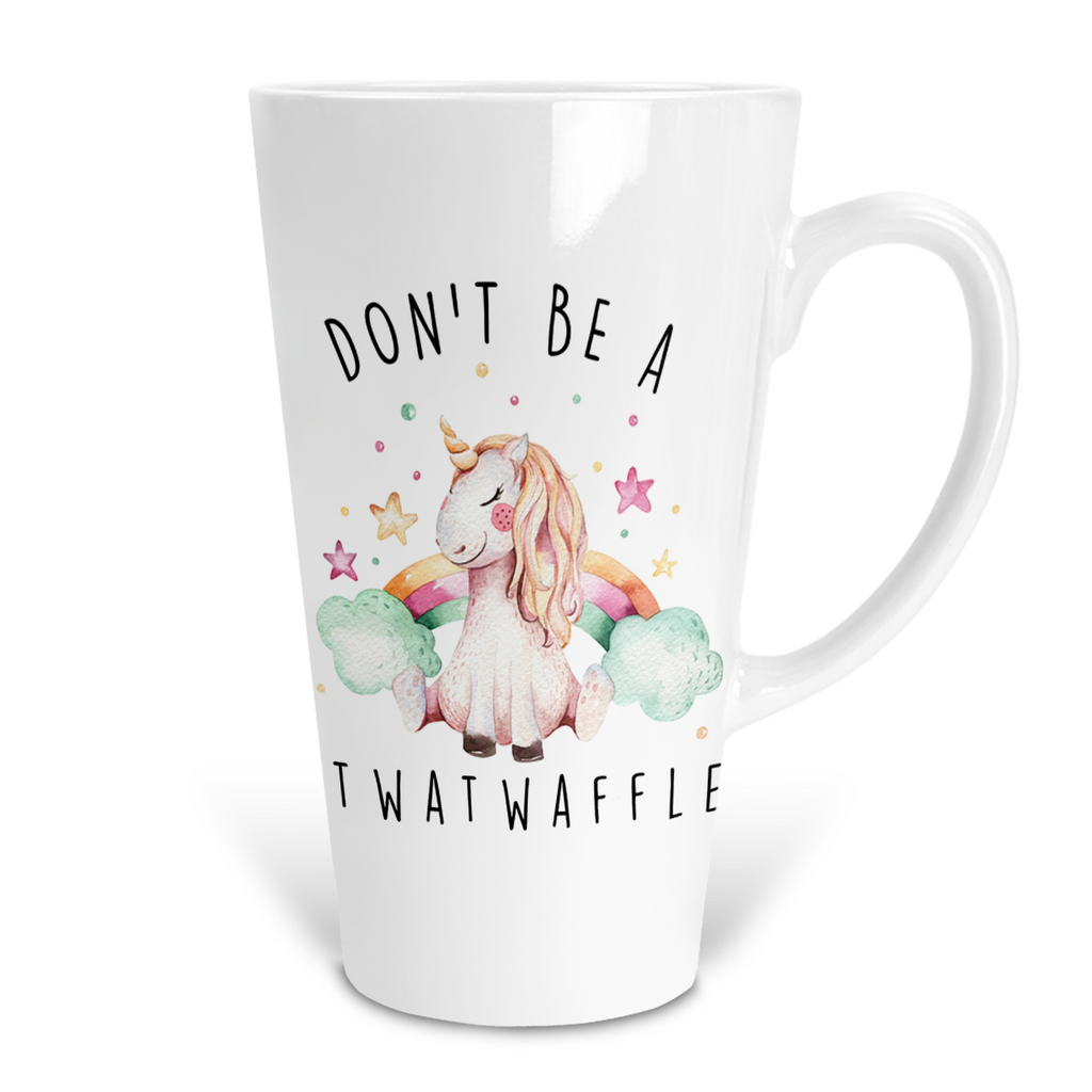 Don't Be A Twatwaffle 17 Oz Ceramic Latte Mug