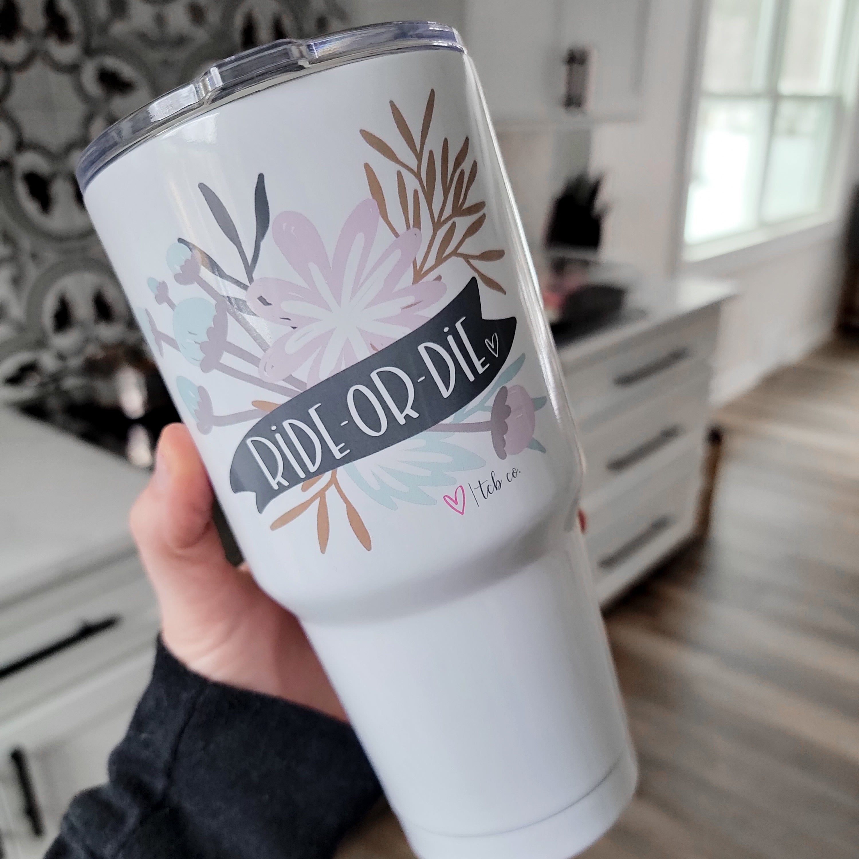 Ride Or Die 30 Oz Wide Tumbler – tcb co.