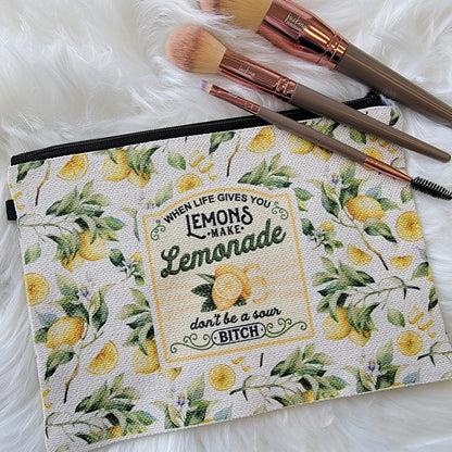 When Life Gives You Lemons Cosmetic Bag