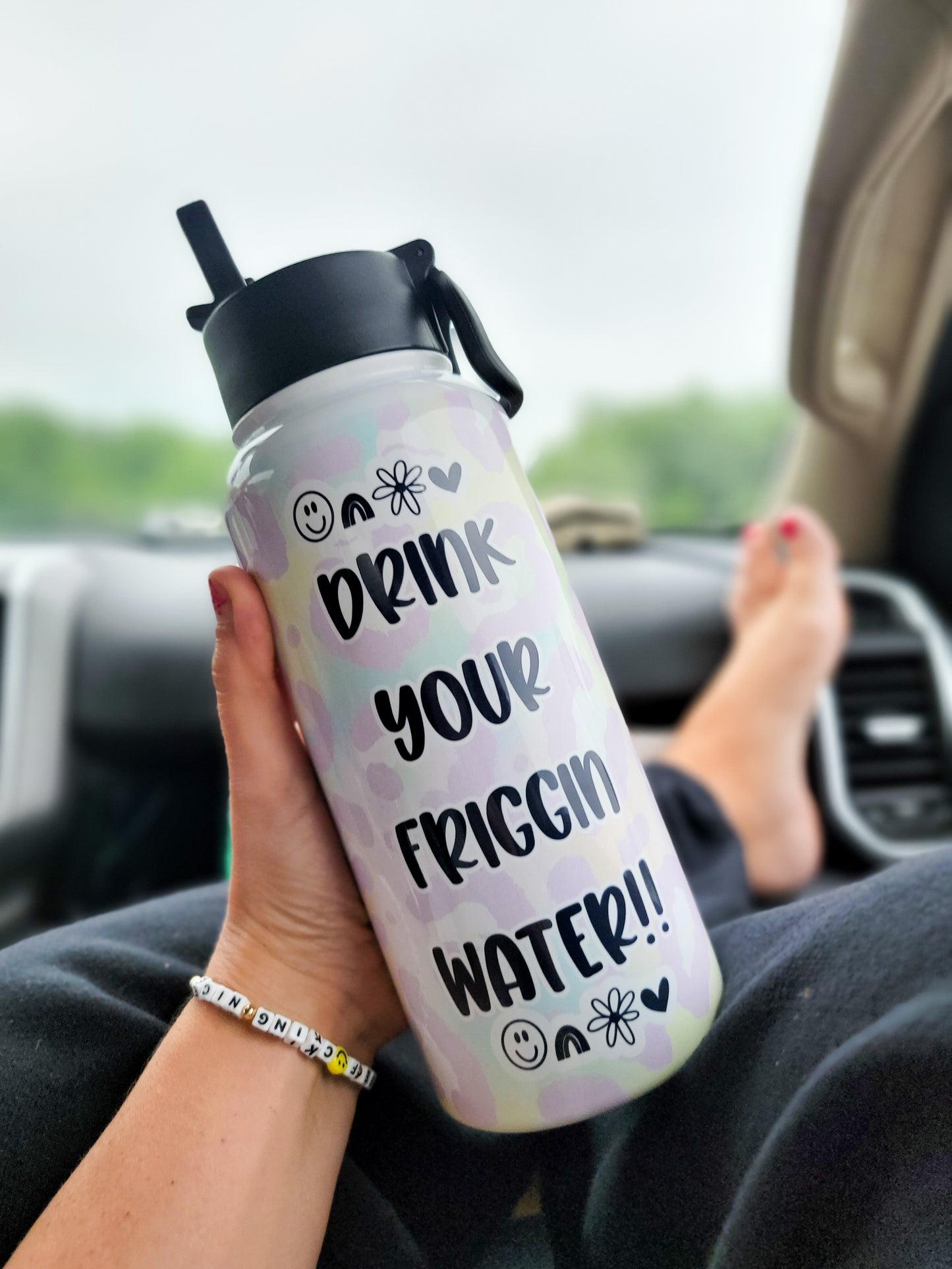 Drink Your Friggin Water  32 Oz Waterbottle