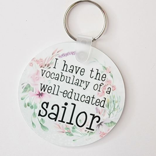 Well Educated Sailor  Keychain