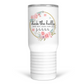 Deck The Halls and Not Your Family 20 Oz Travel Tumbler