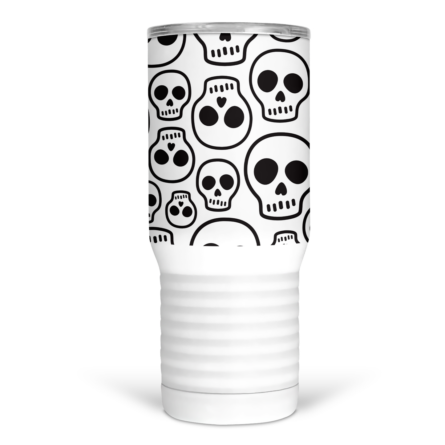 Plain Skull 20 Oz Travel Tumbler