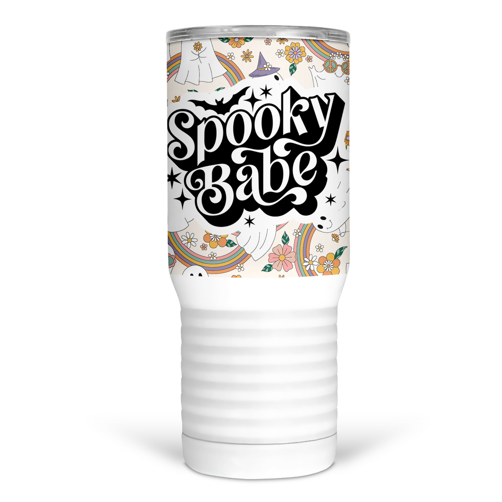 Spooky Babe 20 Oz Travel Tumbler