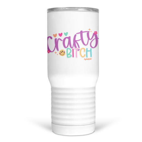 Crafty Bitch 20 Oz Travel Tumbler