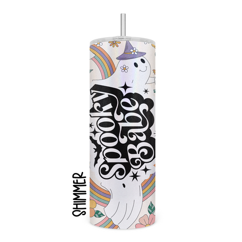 Spooky Babe Skinny Tumbler