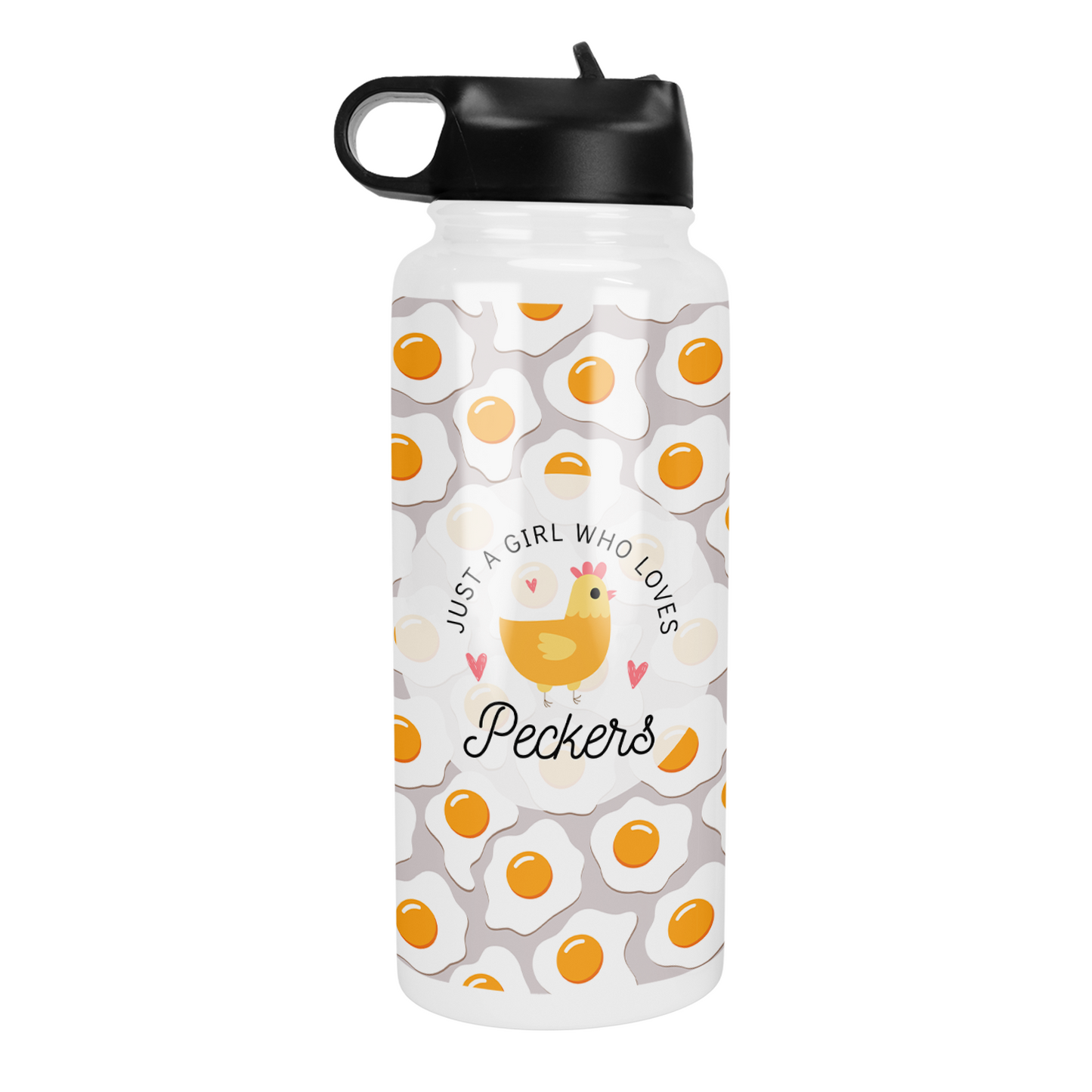 Just A Girl Who Loves Peckers 32 Oz Waterbottle