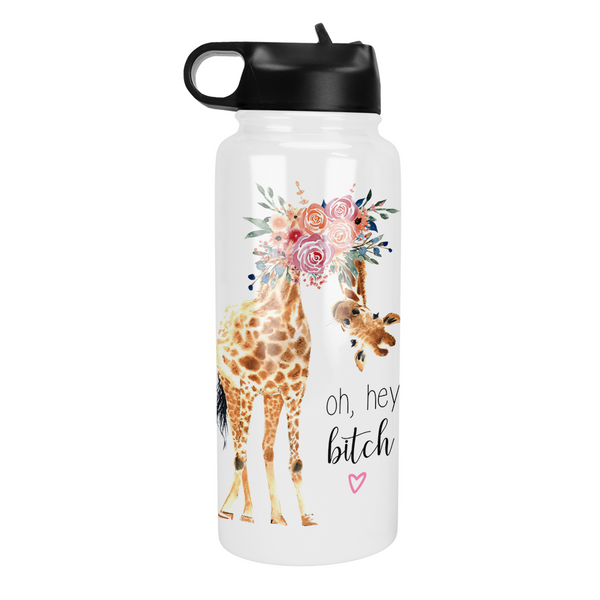Oh Hey Bitch Giraffe 32 Oz Waterbottle